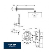 GROHE 3000 KIT DUCHA EMPOTRADO